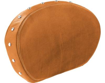 Indian - Indian Motorcycle Genuine Leather passenger Backrest Pad - Tan