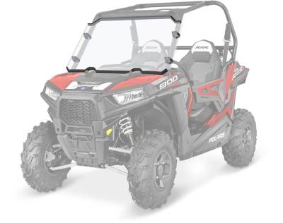 Polaris - Polaris Lock & Ride Full Poly Windshield