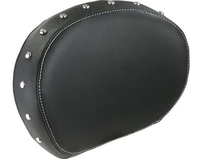 Body - Seats - Indian - Indian Motorcycle Genuine Leather passenger Backrest Pad - Black